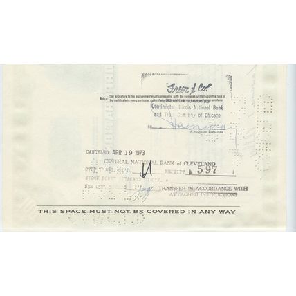 Phillips-Van Heusen Corporation 100 Shares 1972 Stock/Share Certificate