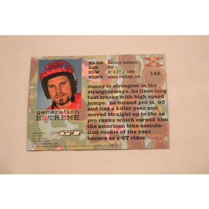 Danny Nelson 1994 Vision Generation Extreme NO. 142