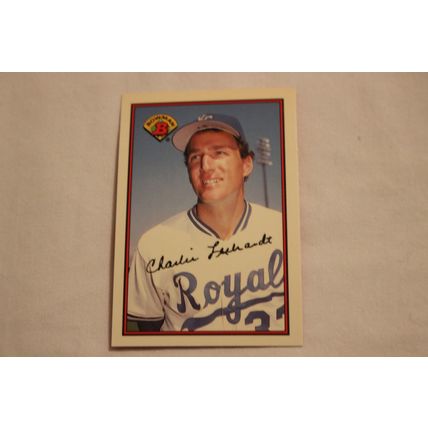 Charlie Leibrandt 1989 Bowman TIFFANY NO. 116