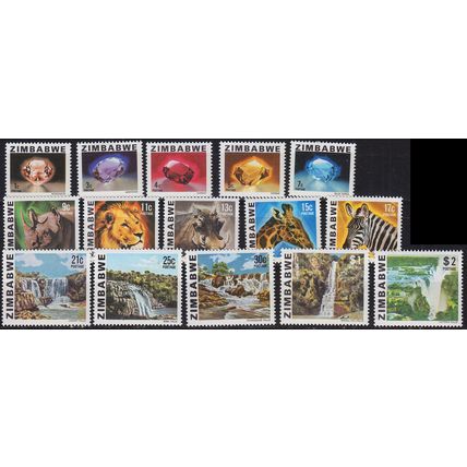 SIMBABWE ZIMBABWE [1980] MiNr 0227-41 ( **/mnh )