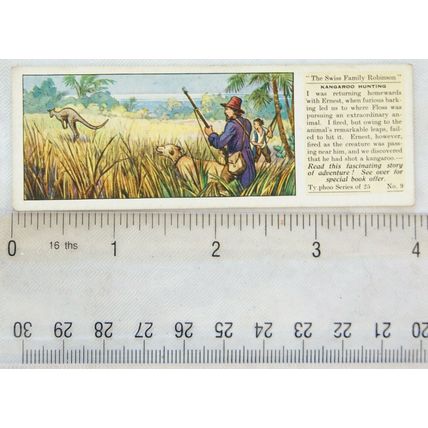 1935 Typhoo Swiss Family Robinson No. 9 Kangaroo Hunting