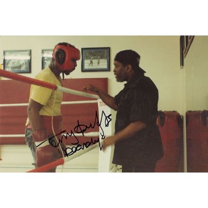 Terry Duffus Gloucester Boxer Hand Signed Boxing Autograph Photo
