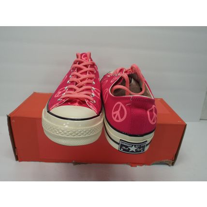 New Mens 11 Converse Chuck 70 OX Peace Cerise Pink Shoes MSRP $90 167914C