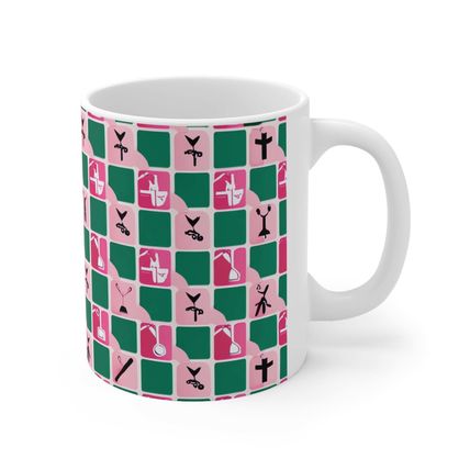 Professional Worker Pink Doctor and Nurse #5 Ceramic Coffee Mug 11oz
