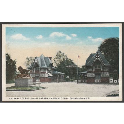 Zoological Gardens, Philadelphia, Pennsylvania, c.1930 - Silbro Postcard