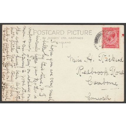 A Cornish Cottage, Cornwall, c.1930 - Judges RP Postcard