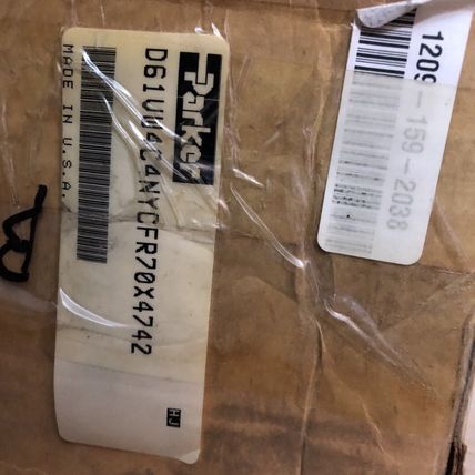 NEW PARKER D61VW4C4NYCFR70X4742 HYDRAULIC VALVE,120 V,D1VW4CNYCFR70X4742,BS