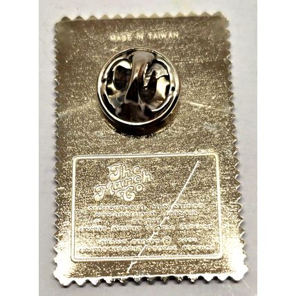 1984 LOVE Rainbow USA 22 Cent USPS Postage Stamp Metal Pin Pinback Brooch (B64)
