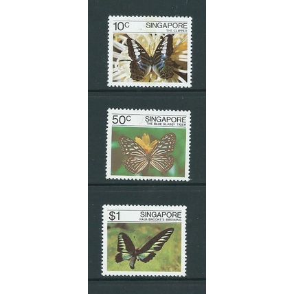 singapore malaya malaysia stamps mnh set sg417 sg 417 butterflies