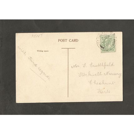 Postcard Kent Sidcup Frognel Avenue 1907