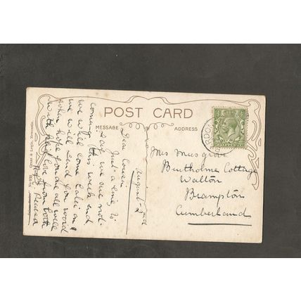 Postcard Northumberland Hexham Willimoteswyke Castle Bardon Mill