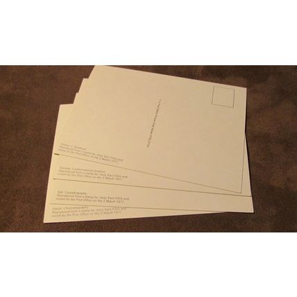 1977 GB PHQ Postcard covers - Science / Chemistry set - PHQ21