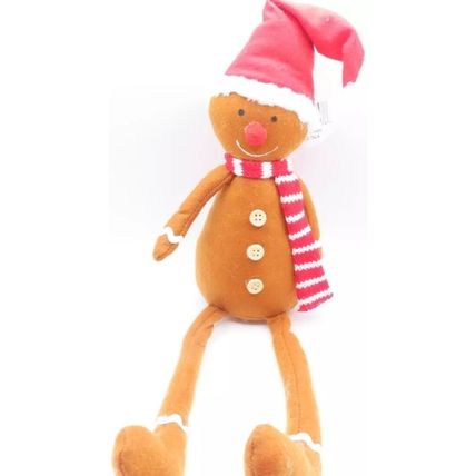 Gingerbread Man Dangly Legs Christmas Decoration 48 CM Gift Holidays Festive