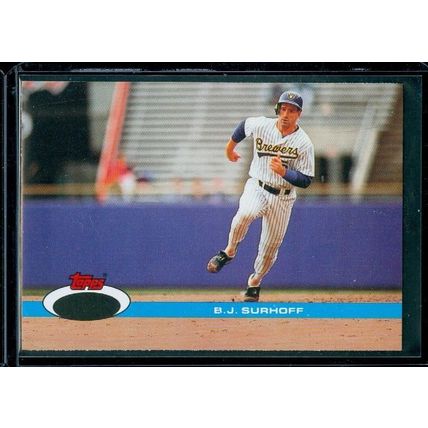 1991 Stadium Club B.J. SURHOFF / KEVIN MAAS PRE PRODUCTION PROOF