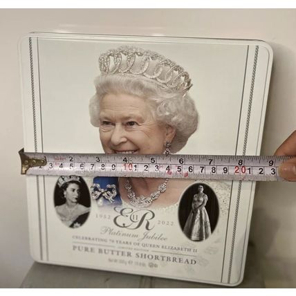 Queen Elizabeth Platinum Jubilee EMPTY Collectable Tin Can