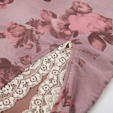 Fairycore Grunge Print Floral Bodycon Mini Dress French Chic Elegant Lace Stitc