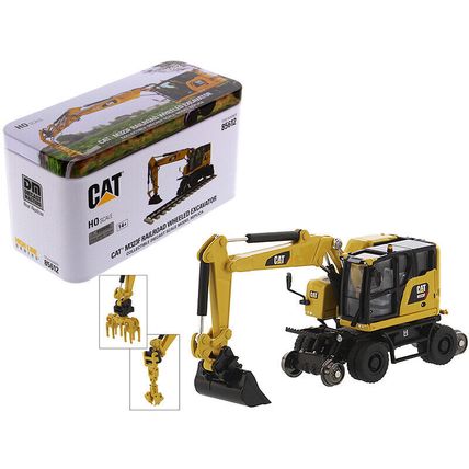 CAT Caterpillar M323F Railroad Wheeled Excavator with 3 Accessories (Safety Y...