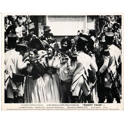 BAWDY TALES 1973 Pier Paolo Pasolini 7 10x8 LOBBY CARDS