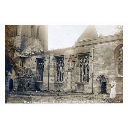 rs2024 - Breadshall Church ruins after the Suffregette's Fire - print 6x4