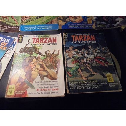 TARZAN SILVER AGE LOT!! 1965-1970! Gold Key Comics! Worth $36.00! $25.00 + Shipp