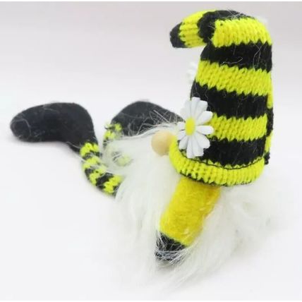 Bee Small Furry Gonk Dangly Legs Ornament 16 CM Fabric Home Decor Gift