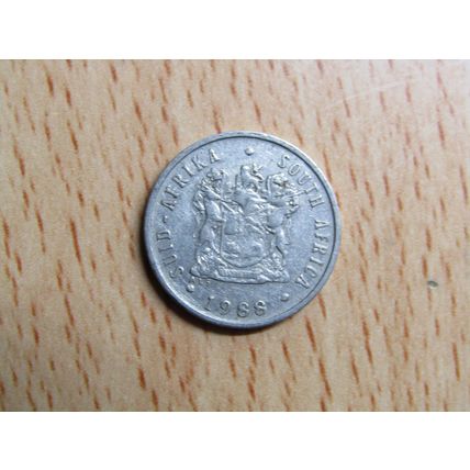 Suid Africa South Africa 1988 5 Cent Coin