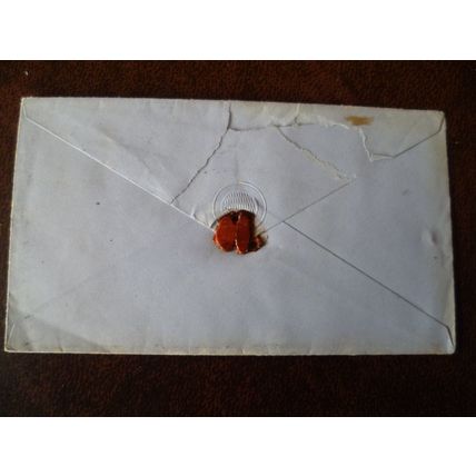 1878 GB QV 1d Red stamp CP Plate 134 cover Norwich Barnard Worstead Norfolk wax