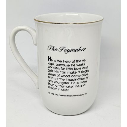 1982 Norman Rockwell Collector Cup - The Toymaker