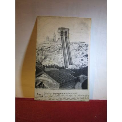 ASCENSEURS DE N-D. DE LA GARDE MARSEILLE, FRANCE used antique postcard 1904 pm =