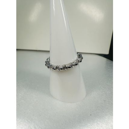 Bomb Party Sz7 Revealed BP Ring Fashion Jewelry RBP Flush Full Wrap Rhodium Pl