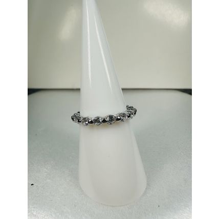 Bomb Party Sz7 Revealed BP Ring Fashion Jewelry RBP Flush Full Wrap Rhodium Pl