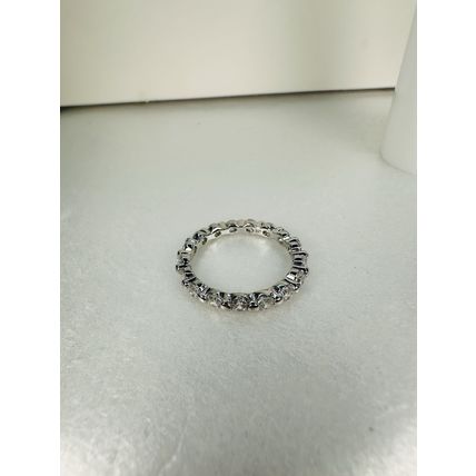 Bomb Party Sz7 Revealed BP Ring Fashion Jewelry RBP Flush Full Wrap Rhodium Pl