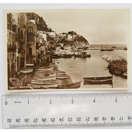 1943 postcard Marina Grande, Capri, Italy