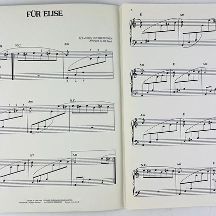 Ludwig Van Beethoven Für Elise Easy Piano Sheet Music