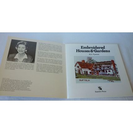 Embroidered Houses and Gardens Book Kit Pyman The Craft Library 1987