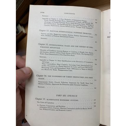 1953 "ECONOMICS AN INTRODUCTORY ANALYSIS" 1.3kg THICK HARDBACK BOOK (P7)