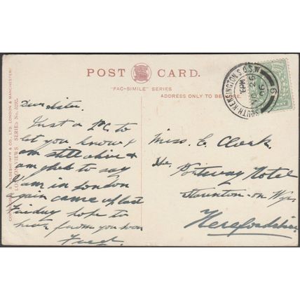 Marble Arch, London, 1906 - Hildesheimer Postcard