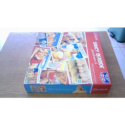 SAUCY SEASIDE POSTCARDS by BAMFORTH Jigsaw Puzzle (500 Piece) The Works