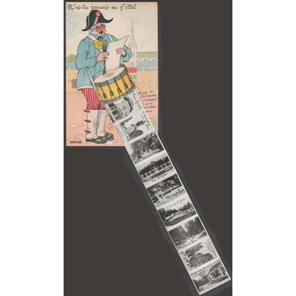 N'as-tu Jamais vu Vittel, c.1920s - Delboy CPA - Carte à Système