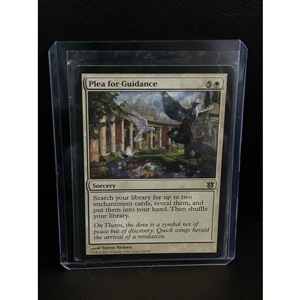 Plea for Guidance Born of the Gods Magic: the Gathering Trading Card