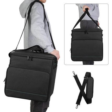 Lodrid Vinyl Record Carrying Bag with Bottom Padded Pad, Album Storage Case with