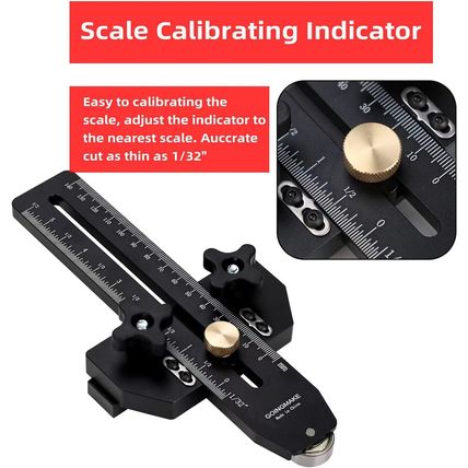 Thin Rip Jig Table Saw Jig Guide for Making Repetitive Narrow Thin Strip Cuts Wo