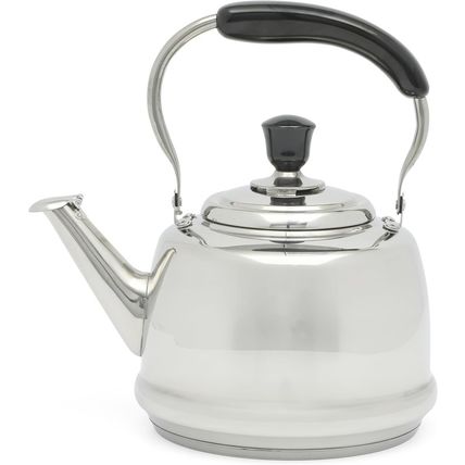 Martha Stewart Kingstree Large 2 Qt Heavy Gauge Whistling Tea Kettle - Stainless