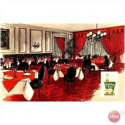1970's Holiday Inn, Vicksburg, Mississippi dining room