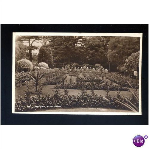 Hampshire BOSCOMBE Gardens Postcard