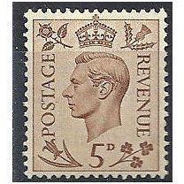 1937 SG469 5d Brown Fine Mounted Mint. .