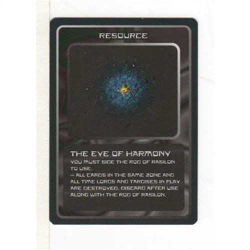 CCG - DOCTOR WHO - THE EYE OF HARMONY (1996) RARE