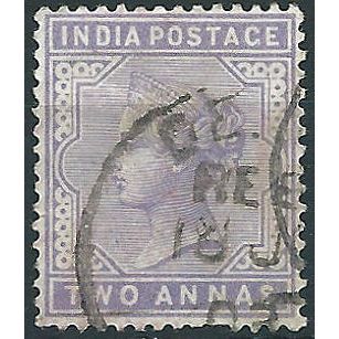 India 1900 SG116 2a Pale Violet Fine Used .. ..