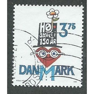 DEN 1994 3.75KR '150TH ANN OF FOLK HIGH SCHOOL FINE USED (EBID43-037)