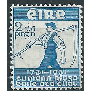 Ireland 1931 SG93 2d Blue Fine Mounted Mint....